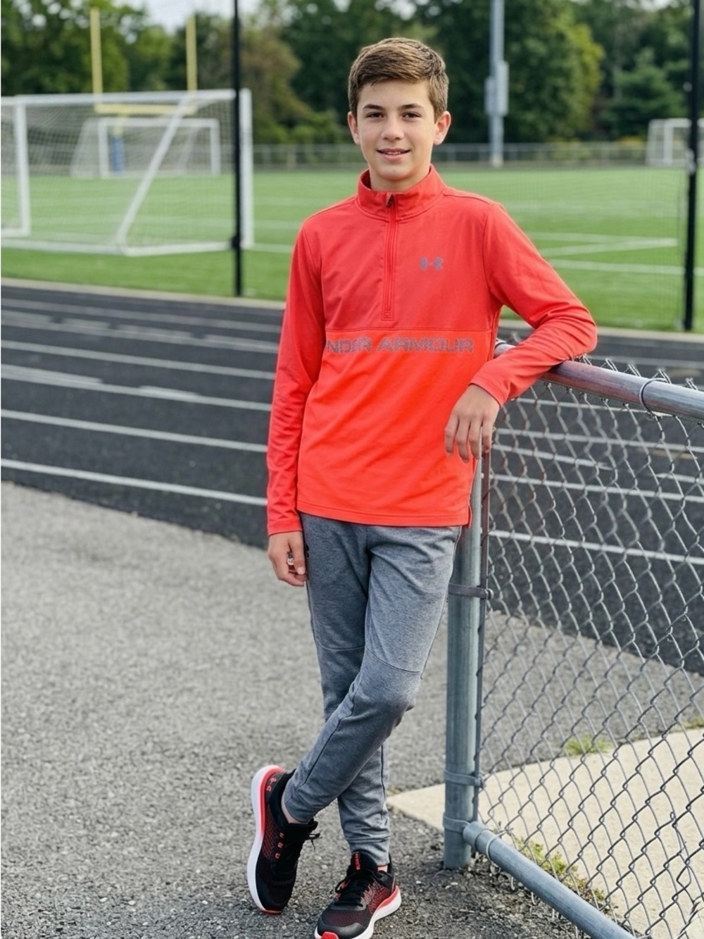 Under Armour Boys Half-Zip Training Top